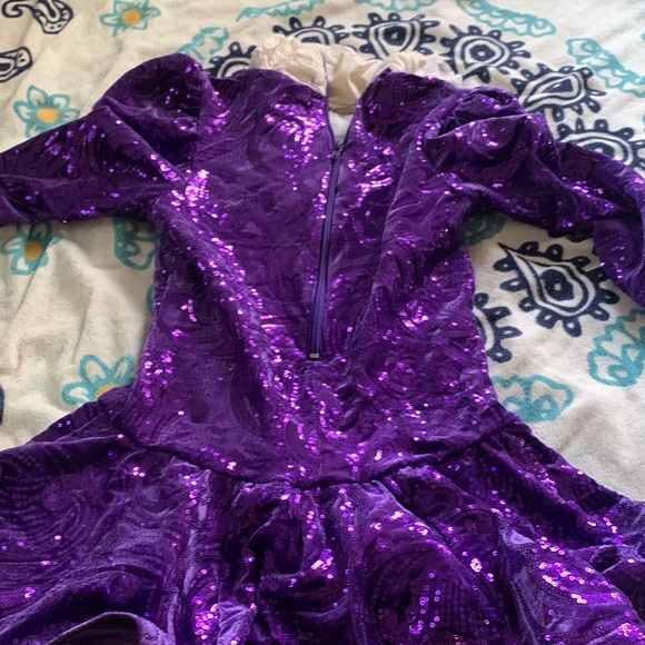 PRINCE Purple rain sequin costume- also David Bowie Labrynth - vampire costume - Picture 4 of 5